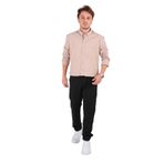 LACARINO Erkek Slim Fit Yüksek Bel Pantolon, Siyah, 32 Beden