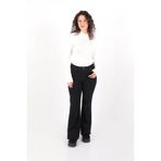 LACARINO Kadın Slim Fit Yüksek Bel Jean Pantolon, Blue Black, 32 Beden