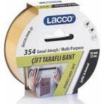 Lacco KOD:354 Çift Taraflı Bant - 1 Adet - Açık Sarı