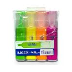 Lacco Neon Fosforlu Kalem 4 Lü Set