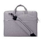 Lacdo 13 inç Laptop Omuz Çantası Kol Çantası için Old 13 inç MacBook Pro 2012-2015/Old 13" MacBook Air A1466 A1369 2010-2017, 12.9" iPad Pro, Surface Book 3 2 1, HP Dell Acer Lenovo Chromebook, Gri