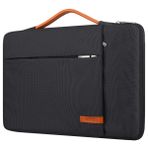 Lacdo 360° Koruyucu Dizüstü Bilgisayar Kılıfı için 16 inç New MacBook Pro M3 Pro Max/M2 M1 Pro/Max A2991 A2780 A2485 A2141 2023-2019, 15 için Surface Laptop 5 4 3 2, 15 için Surface Book 3 2 1, Siyah