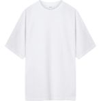 Laced Erkek Oversize Tişört %100 Organik Pamuk Şık ve Rahat - Beyaz