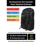 Lacheln Midi Plus Paket Tam Kapsamlı Hazır Deprem Çantası Için Ilk Yardım Acil Durum Seti 3 4 5 Kişilik En Iyi Büyük Çanta Afad Akut Yaşam Kiti