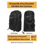 Lacheln Ortopedik Konfor Modeli Büyük Boy Çok Gözlü Seyahat Spor Dağcı Kamp Bölmeli Outdoor Sırt Çantası