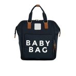 Lacivert Baby Bag Baskılı Cepli Anne Bebek Bakım Sırt Çantası M000005163