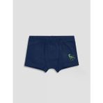 Lacivert Erkek Çocuk Dinozor Baskılı Boxer 3'lü