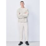 Lacivert Erkek Oversize T-Shirt MGAMI02DE25MARINE - Ekru - XL