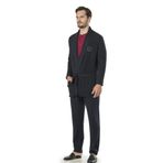 Lacivert Erkek Ropdöşambır Pijama 5'li Set Takım