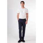 Lacivert Erkek Slim Fit Düz Pantolon - 42/48