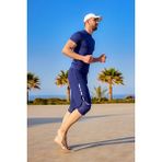 Lacivert Erkek Tesettür Yüzme Şortu - Iç Taytlı, UPF50+ Korumalı S2504-2 - 3XL