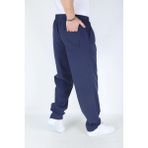 Lacivert Erkek Yazlık Keten Pantolon - Geniş Beden Seçeneği - 5XL