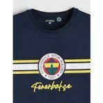 Lacivert Fenerbahçe Baskılı Penye Erkek Pijama Takımı