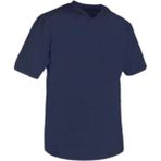 Lacivert İş Elbiseleri T-Shirt Bisiklet Yaka Kısa Kol Penye Iş Kıyafeti Iş Tişört