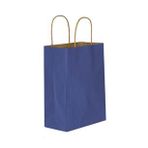 Lacivert Kağıt Hediye Ve Alışveriş Çantası (31x12x41) 25 Adet