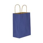 Lacivert Kağıt Hediye Ve Alışveriş Çantası(25x12x31) 50 Adet