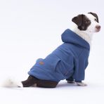 Lacivert Kanguru Cepli Kedi-köpek Hoodie- Sweatshirt Kedi Köpek Kıyafeti lacivert