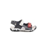 Lacivert Kırmızı Cırtlı Erkek Çocuk Spor Sandalet 173110 P
