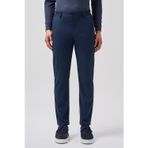Lacivert Polyester Viskon Cepli Jogger Spor Pantolon