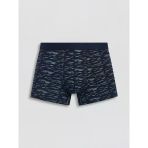 Lacivert Regular Fit Erkek Boxer 7'Li
