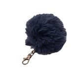 Lacivert Renk Peluş Ponpon Anahtarlık 978