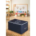 Lacivert Renk Prendi Home Orta Boy Home Sweet Home Hurç 52 x 28 x 31 Hava Geçirgenliği ile Eşyalarınızı Koruyun