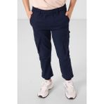 Lacivert Standart Fit Dokuma Hafif Esnek Chino Erkek Çocuk Pantolon - 11271 - 13 - 14 Yaş