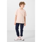 Lacivert Standart Fit Dokuma Hafif Esnek Chino Erkek Çocuk Pantolon - 11271 - 8 - 9 Yaş