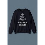Lacivert Sweatshirt Ankara Angara Bebesi 06 Sıfır Altı Baskılı Unisex Sweat PSW01L-1040 Lacivert