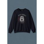 Lacivert Sweatshirt Big Robot 2 Comics Çizgi Film Minimal Dizi Baskılı Unisex Sweat Lacivert
