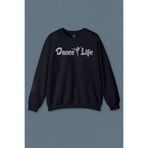 Lacivert Sweatshirt Dance Life Dans Hayattır Bale Hip Hop Dancing Baskılı Unisex Sweat Lacivert