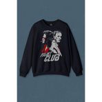Lacivert Sweatshirt Fight Club Film Marla Tyler Durden Baskılı Unisex Sweat Lacivert
