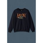 Lacivert Sweatshirt Gotik Meow Boomber Baskılı Unisex Sweat Lacivert