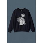 Lacivert Sweatshirt Jester J Smile Venom Gothic Maske Mask Sokak Baskılı Unisex Sweat Lacivert
