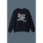 Lacivert Sweatshirt Joy Division Love Will Tear Us Ian Curtıs Baskılı Unisex Sweet Lacivert