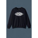 Lacivert Sweatshirt Loser The Midnight Club Dizi Baskılı Unisex Sweat Lacivert