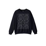 Lacivert Sweatshirt Minimal Drawing Çizim Geometrik Baskılı Unisex Sweat Lacivert