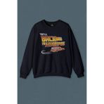 Lacivert Sweatshirt That Is It Back to Winnipeg Araba Future Geleceğe Dönüş Baskılı Unisex Sweat Lacivert