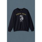 Lacivert Sweatshirt Wolf Padoc Kurt Exclusive Gothic Dark Baskılı Unisex Sweat Lacivert