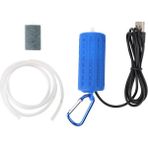 Lacivert Tarzı Mini USB Akvaryum Kompresörü Balık Tankı Oksijen Hava Pompası Sucul Terraryum Filtresiz Sessiz Enerji Tasarruflu Balık Tankı Aksesuarları (Yurt Dışından)