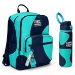 Lacivert Turkuaz Sırt Çantası 23686+Çelık Termos 800 Ml 38546