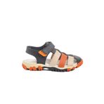 Lacivert Turuncu Cırtlı Erkek Çocuk Spor Sandalet 173101 P