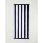 Lacivert Xçizgili Erkek Plaj Havlusu 70X150 Cm