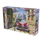 Laço Eski Kırmızı Araba 200 Parça Puzzle