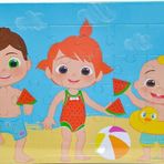 Laco Kids 24 Parca Frame Plaj Co7793 Cocomelon Cocuk Puzzle