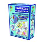 Laço Kids 28 Parça İngilizce Saatler ve Eylemler Kartları