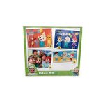 Laço Kids Cocomelon 4 in 1 3 Yaş Üstü Çocuklar İçin Eğitici Puzzle