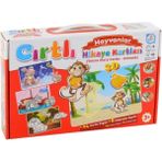 Laço Kids Kutulu Cırt Cırtlı Hayvan Hikaye Kartları
