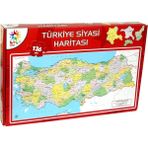 Laço LCSH002 Siyasi Harita 123 Parça Puzzle