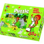 Laço Şapkalı Kız 70 Parça Puzzle